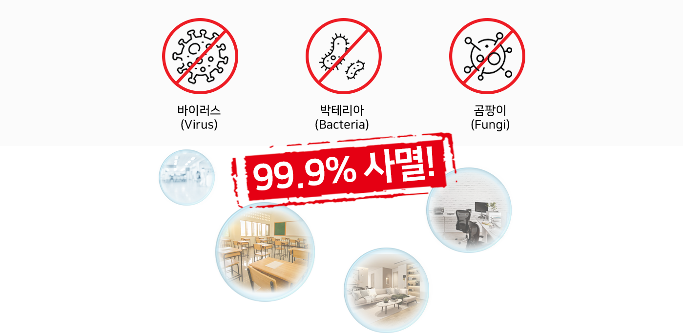 99.9% 사멸